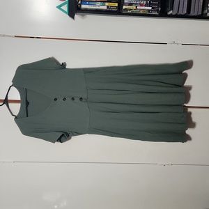 Olive Skater Dress